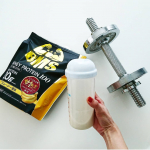 ・・・『BMS WHEY PROTEIN 100 バナナスムージー風味』・・・まるでスムージーのような果実感♥️・・・✔️バナナの王様《甘熟王》パウダー使用…のInstagram画像