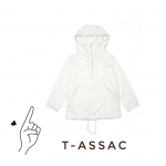 パーカー大好き人間なのですが、今年は白が欲しいな。#TASSAC のアノラックパーカーがデニムタイプの白で可愛いてオシャレ💜💜#tassac #assacdenim #assacjap…のInstagram画像