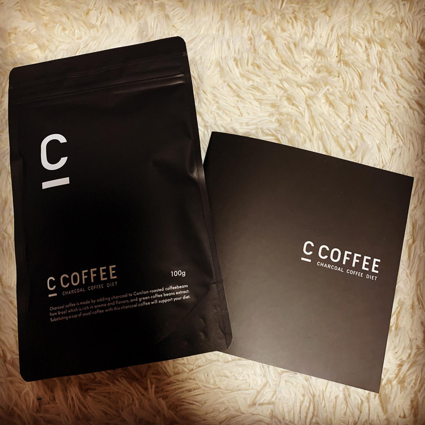 口コミ投稿：...ダイエットコーヒー☕️@c_coffee_official さんの【チャコールコーヒー】...炭が入…