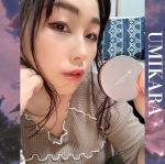 UMIKARAの生ファンデ！ずっと気になってた商品♡✨⭐️普通のファンデーションではしみそばかす消えなくて、これ、艶々になるししみきえるし最高かよー！！押したらジュッて生ファン…のInstagram画像