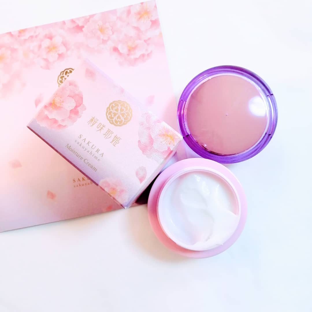 口コミ投稿：サクラの香りが心地よい「桜咲耶姫　モイスチャークリーム」使用継続しています！夜…