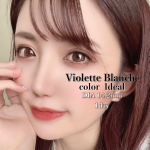 ﻿﻿﻿◽️ Violette Blanche 《ヴィオレットブランシュ》﻿﻿color : Ideal - イデアル -﻿﻿﻿あざと可愛いカラコン👁🤍﻿黒瀧まりあち…のInstagram画像