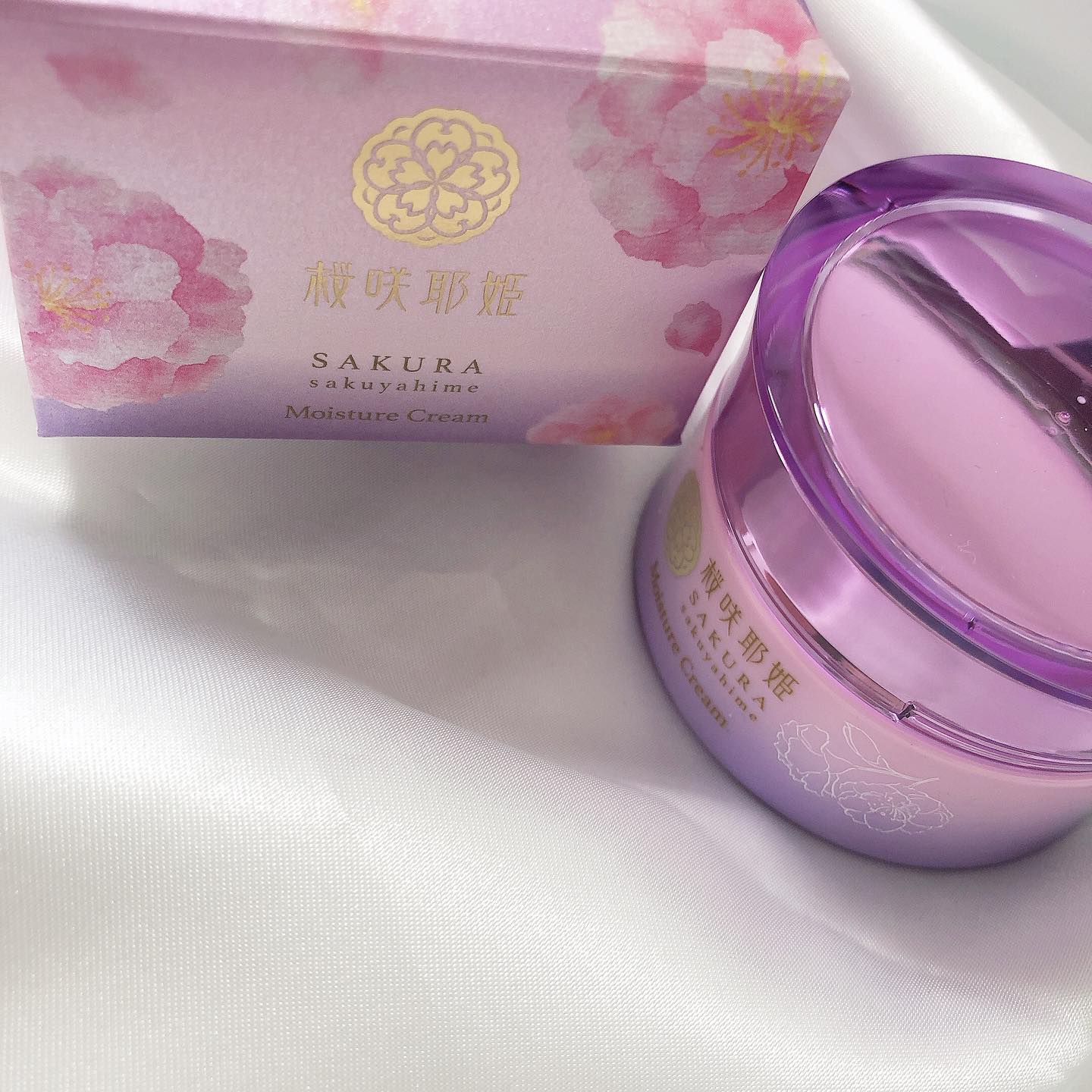 口コミ投稿：♡桜咲耶姫（モイスチャークリーム）♡パッケージがとっても可愛いこのクリーム！使い…