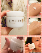 フォーマルクラインの薬用美白オールインワンジェルSimiTRYを使ってみました。高濃度フラバンジェノールと、美白のハイドロキノン誘導体とトラネキサム酸が入っています。半透明のジェルは見…のInstagram画像