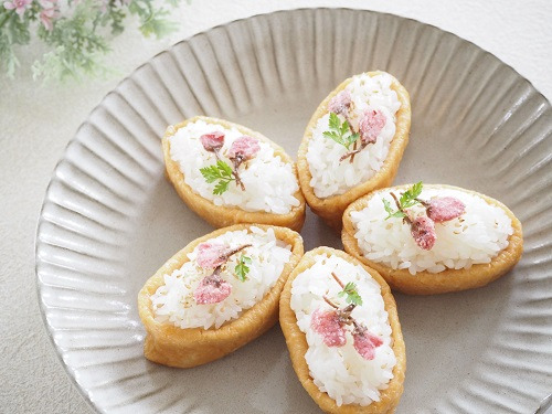 口コミ：♪お花見におすすめ！桜のいなり寿司の画像（2枚目）