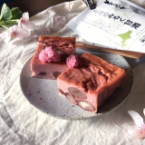 「北海道ミルク甘酒で豆腐の桜チーズケーキ」の画像（2枚目）