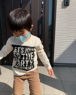 ❥❥ᴳᴼᴼᴰ ᴹᴼᴿᴺᴵᴺᴳ໒꒱⋆ﾟ今日もいい天気～🔅息子のTシャツは、@nissen_kids_official さんのロゴTだよ‪٭❀*綿１００％ だからお肌にも優しくて、柔らかな生地…のInstagram画像