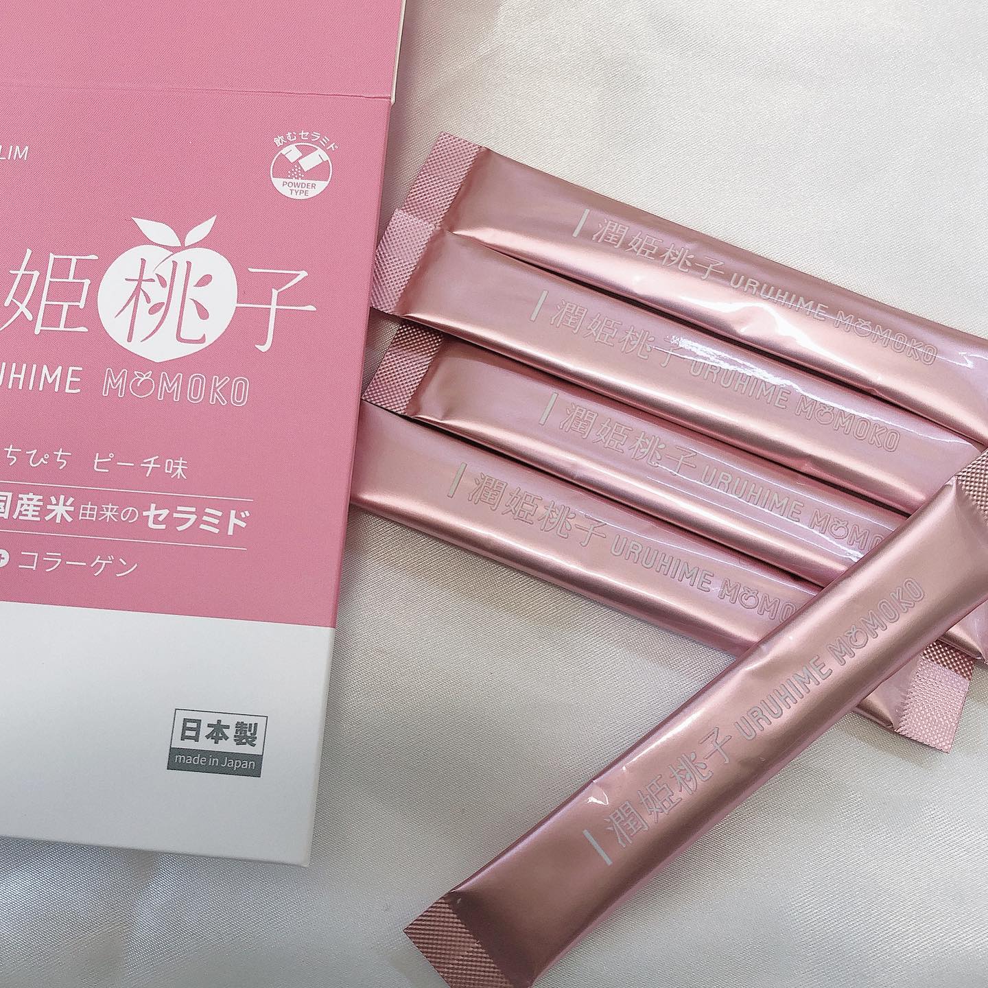 口コミ投稿：.国産米グルコシルセラミド配合サプリメント『 潤姫桃子 』のご紹介🌿以前からセラミ…