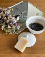 🌿.The magic that always gives me relaxing is lavender.#herbalife #herbs #lavender #soap #driedhe…のInstagram画像