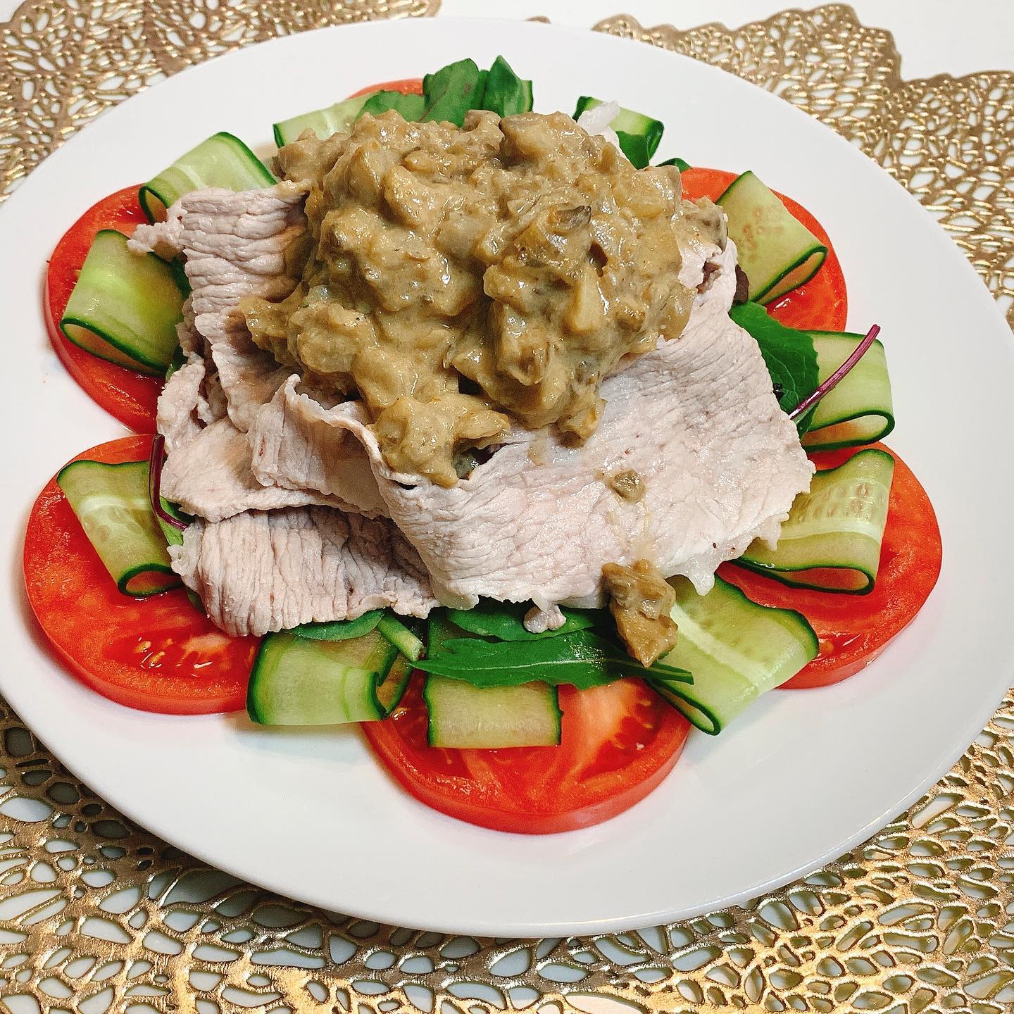 口コミ投稿：#今日の晩御飯 ＊お昼にマック食べたら胃もたれがすごくて今日はご飯この半分くらい…