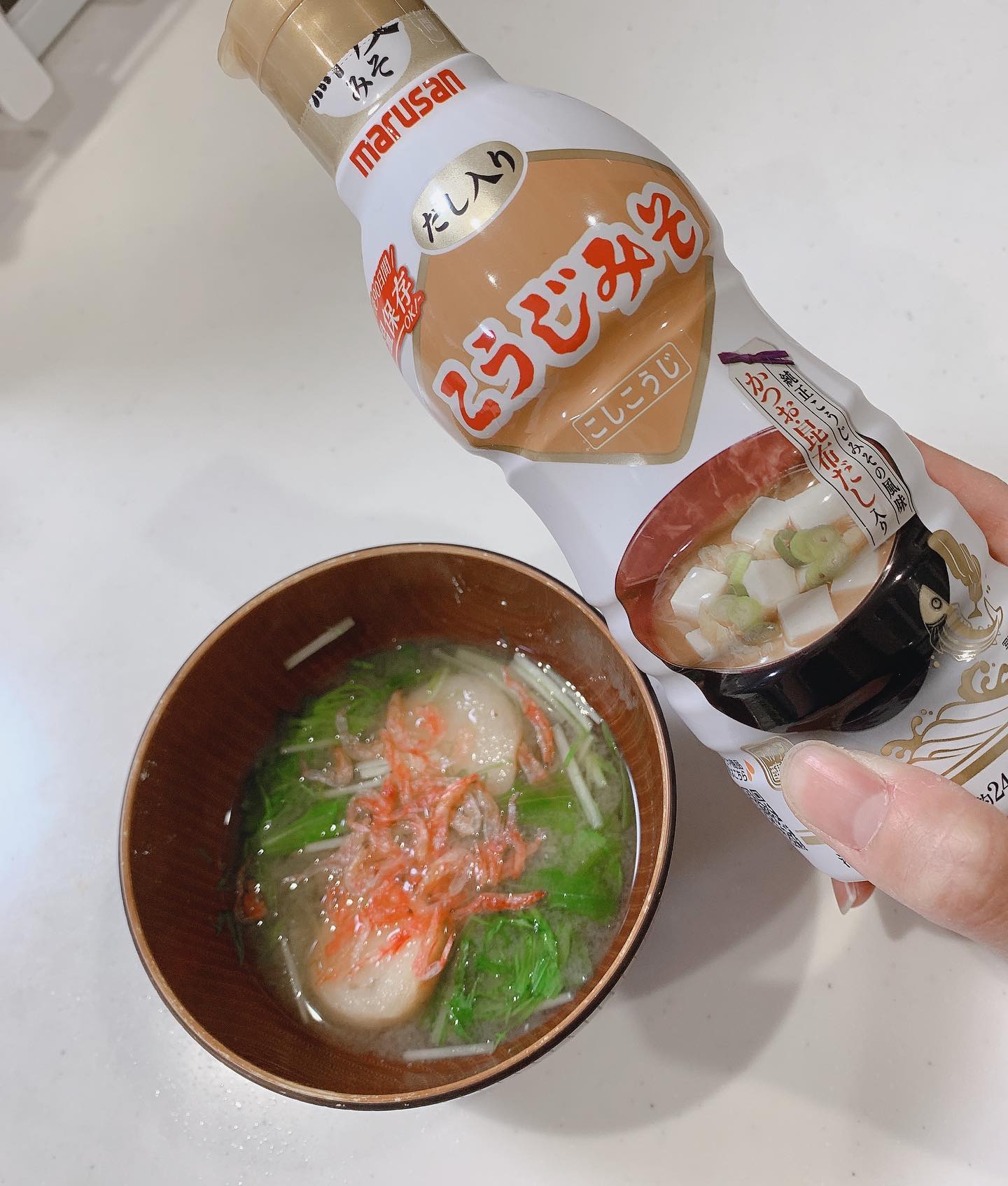 口コミ投稿：・マルサンアイさんの『鮮度みそ』が便利すぎるハナシ✋・だし入り液状みそで、開封後…
