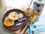 #インスタ映え の#ダルゴナコーヒー が#秒 で作れる便利な粉末。冷たい#牛乳 と混ぜるだけで#モコモコ の#泡 ができるので、#ミルク の上に注ぐだけで2層が#おしゃれ なダルゴナコーヒーの…のInstagram画像