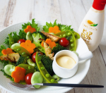 春野菜のサラダ🥗ピュアセレクトから、マヨネーズ初、開封後も中身が空気に触れない新鮮キープボトルが新登場しました😍二重構造の新鮮キープボトルで酸化を防いでいつも美味しく食べられます😊…のInstagram画像