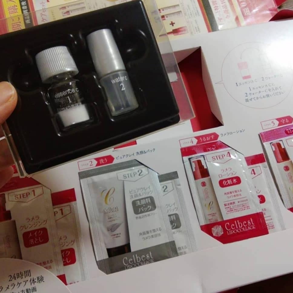 口コミ投稿：セルベスト化粧品の 24時間ラメラケア体験スターターキットです♡ 24時間で肌が変わる…