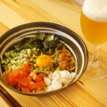 まぜそばに振りかけたのは「かけべじ」🥬国産13種類の緑黄色野菜に淡色野菜がバランスよく配合され、真空フライににしてあるんです💕さらに免疫に特化した乳酸菌も.カリッとした食感で、ふりかけ感覚でご…のInstagram画像