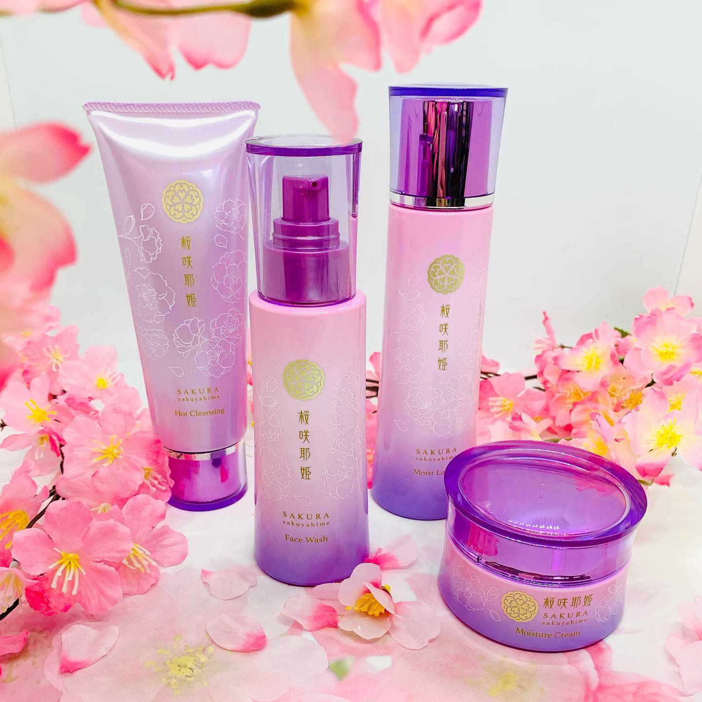 口コミ投稿：..wellbestウェルベスト様の【桜咲耶姫シリーズ4品セット】.☘️ホットクレンジング。☘…