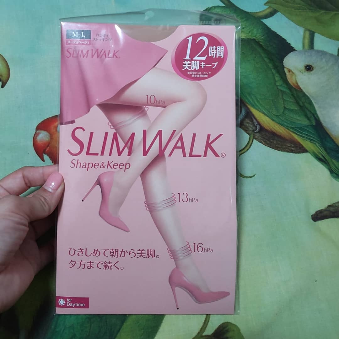口コミ投稿：スリムウォーク 着圧ストッキングをお試ししました✨スリムウォークの特徴、段階着圧…