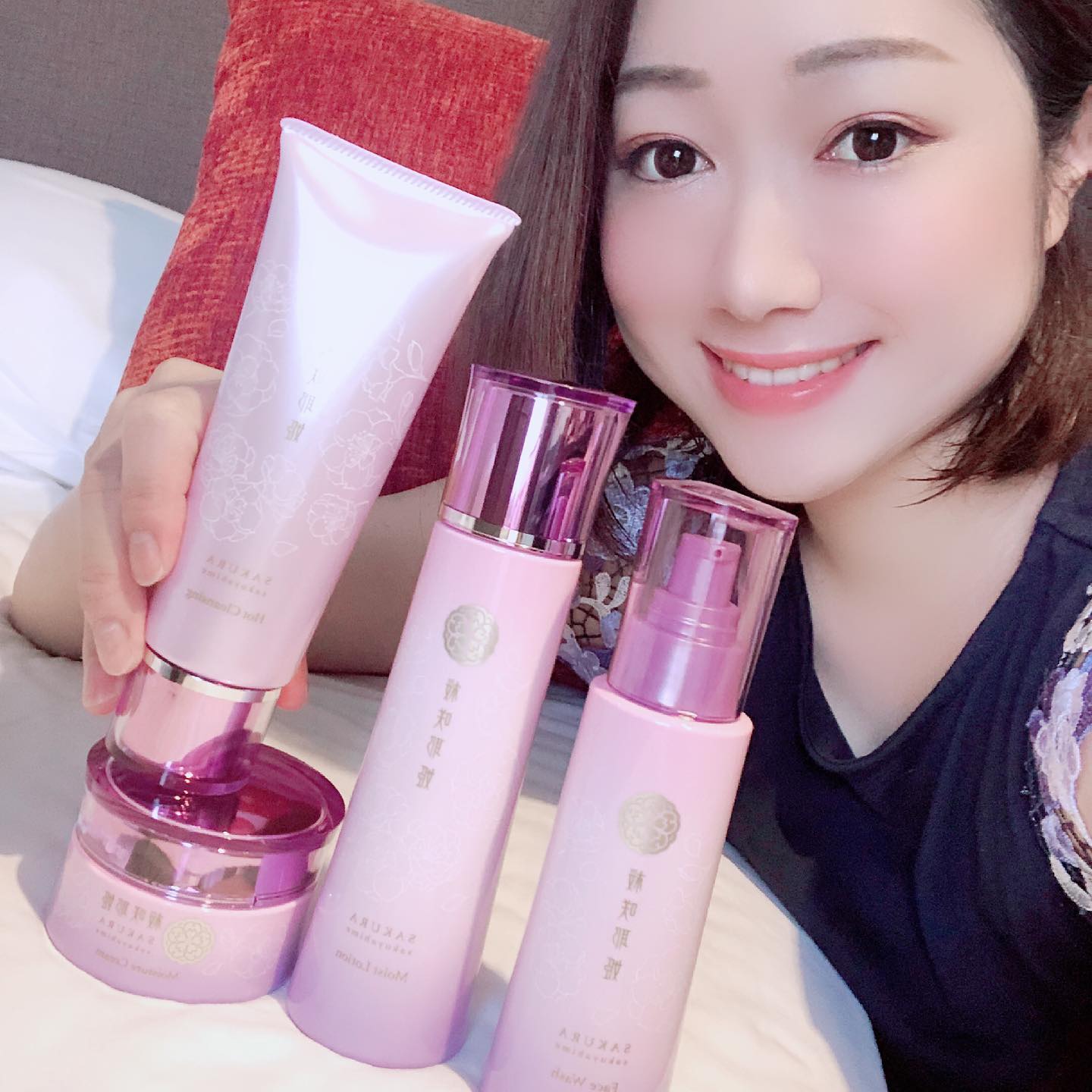 口コミ投稿：🌸桜咲耶姫🌸をお試しさせて頂きました💓✨クレンジングは肌に負担をかけず、スルッと落…