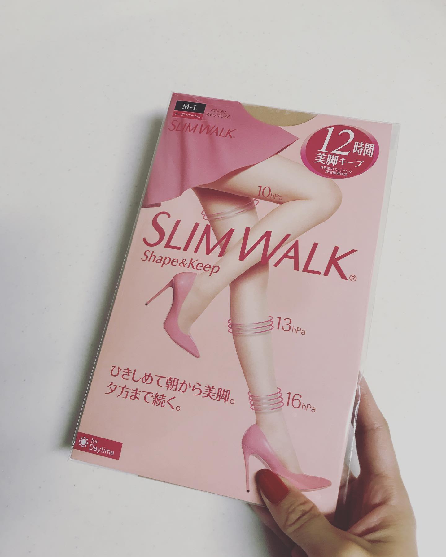 口コミ投稿：＊【スリムウォーク　シェイプ＆キープストッキング】✨..朝の美脚を夕方までキープし…