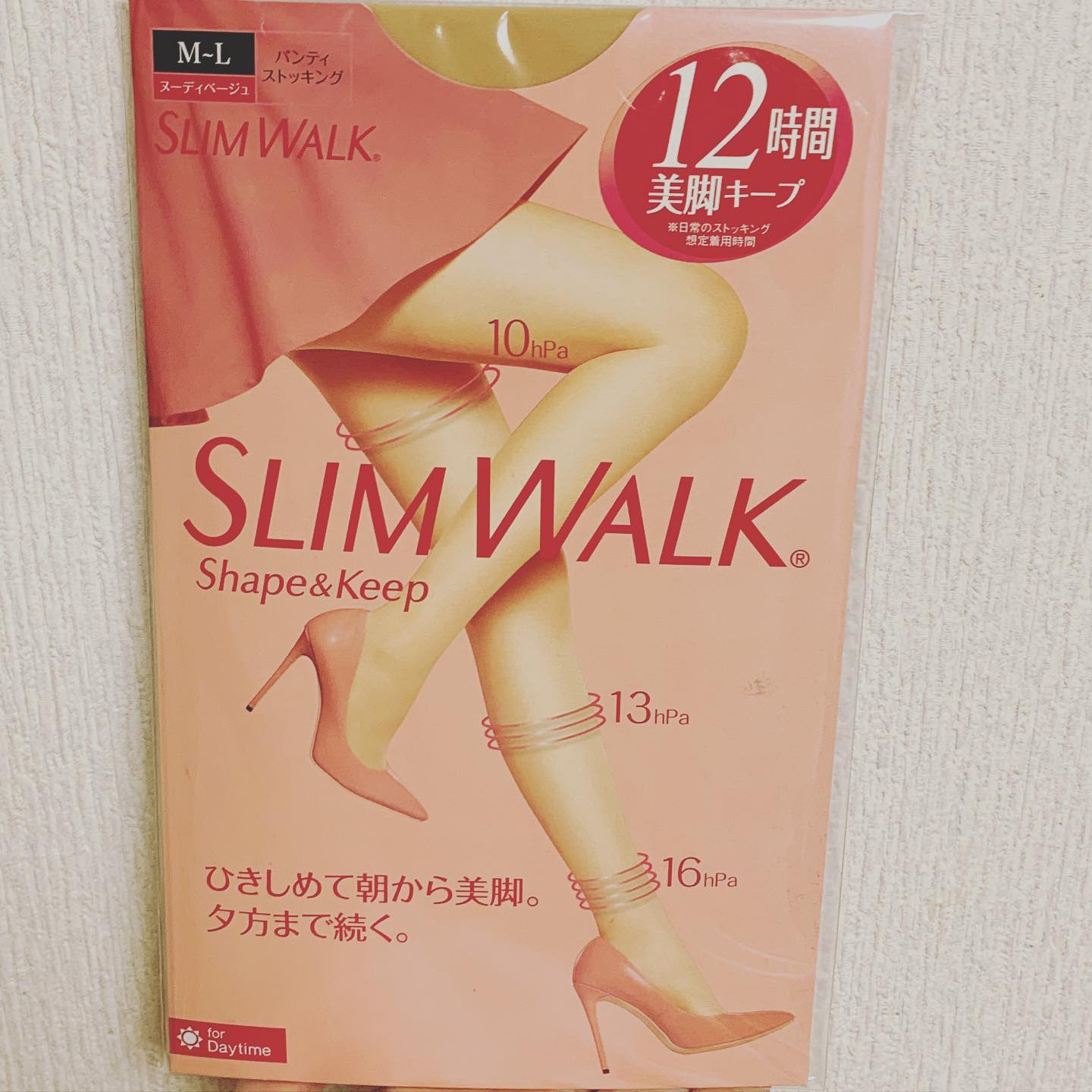 口コミ投稿：美しくひきしめて、朝の美脚を夕方までキープ！スリムウォークの着圧ストッキング「…