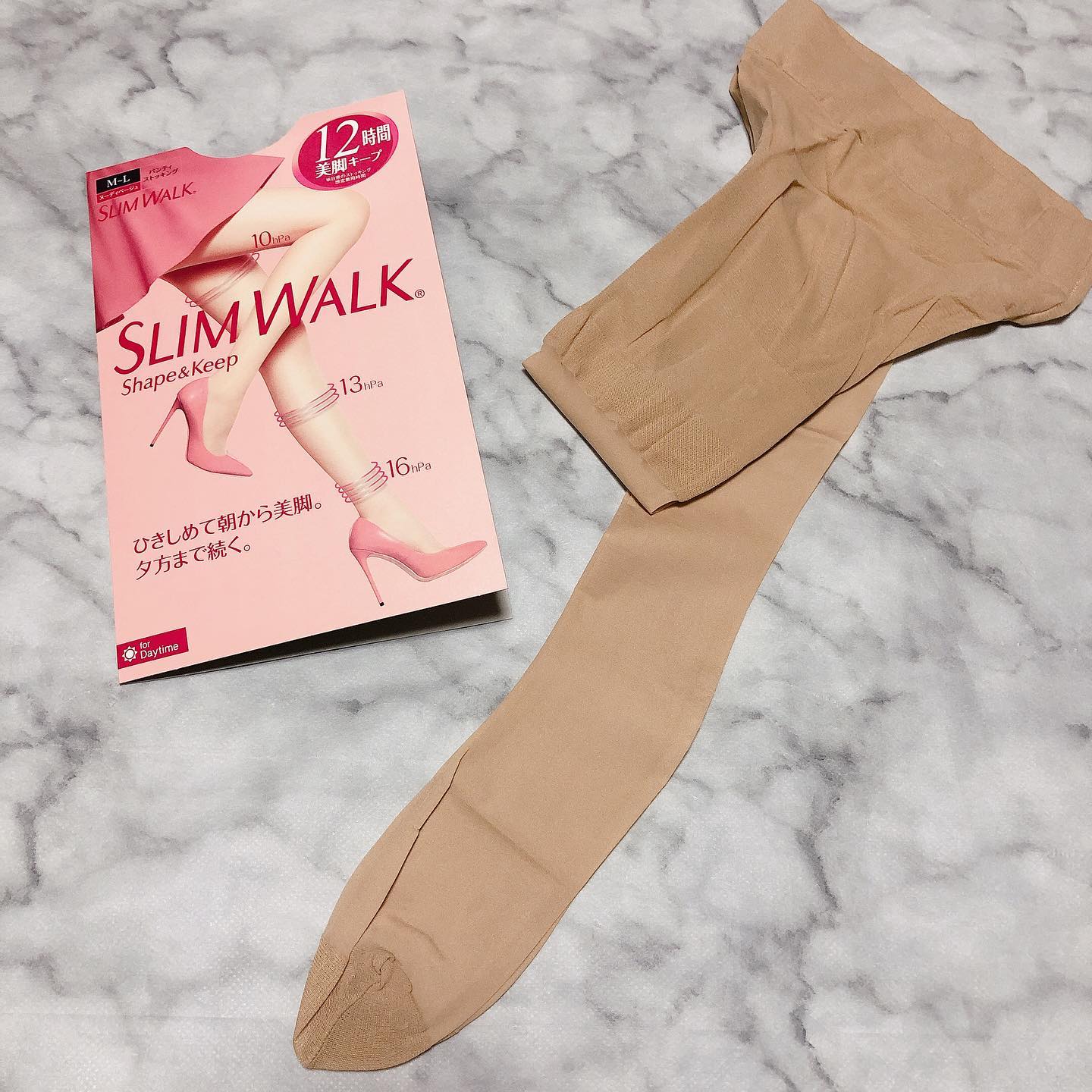 口コミ投稿：.しっかり着圧ストッキング！！そしてヒップアップ効果があるのも◎✨SLIM WALK製品、…