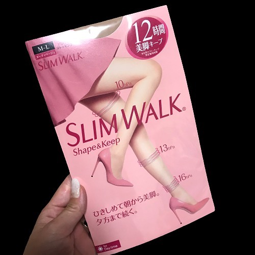 口コミ投稿：ピップ株式会社「スリムウォーク　シェイプ＆キープストッキング」.スリムウォークの…