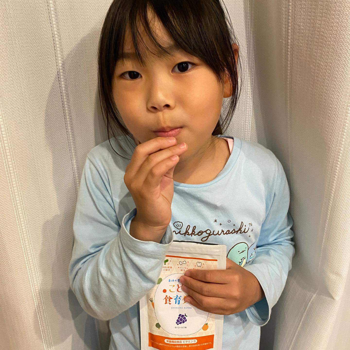 口コミ投稿：飽きずに食べてくれてます。野菜は嫌いなのにグミは食べてくれる😆#食育 #カルシウム …