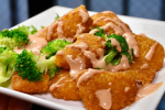 冷凍食品アレンジメニュー白身魚タルタルソースにブロッコリーを添えてオーロラソース(°▽°) ありあり。#牛カルビマヨネーズ #白身魚タルタルソース #マルハニチロ #monipla #…のInstagram画像