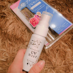 .プライバシーUVミスト50メイクの上からシュッとスプレーできるUV対策のミストです♪SPF50+ PA++++の最強UVガードですね😲💡春夏の紫外線が強い時期は、下地やファン…のInstagram画像