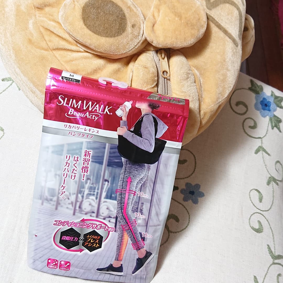 口コミ投稿：スリムウォークリカバリーレギンス🎶履くだけで、運動後やよく歩いた日などの足をケア…