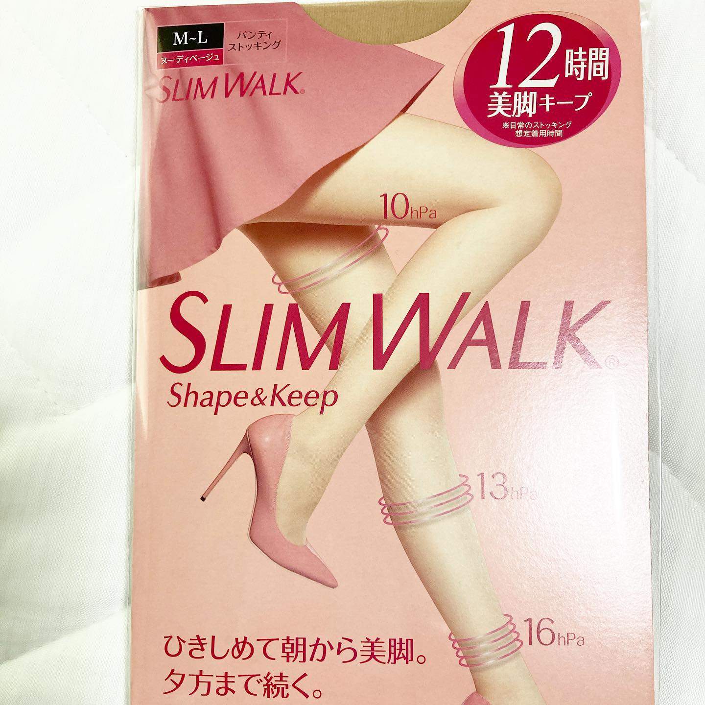 口コミ投稿：スリムウォーク.シェイプ＆キープストッキングピップ株式会社しっかり着圧、快適な履…