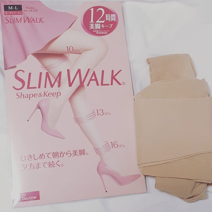 口コミ投稿：スリムウォーク　シェイプ＆キープストッキング 着圧ストッキングです しっかりした…