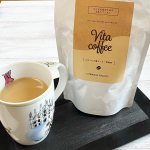 先日、ミルクティーを投稿しましたが、同じブランドのカフェオレです☕️健康コーポレーション株式会社さま　(@kenkoucorp ) の【Vita Coffee】150g…のInstagram画像