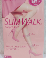 ピップ様の《スリムウォーク　シェイプ＆キープストッキング》お試しさせていただきました（モニター商品：ヌーディベージュ／MLサイズ）足首から太ももまでの3段階着圧で朝のスッキリ美脚を夕方まで…のInstagram画像