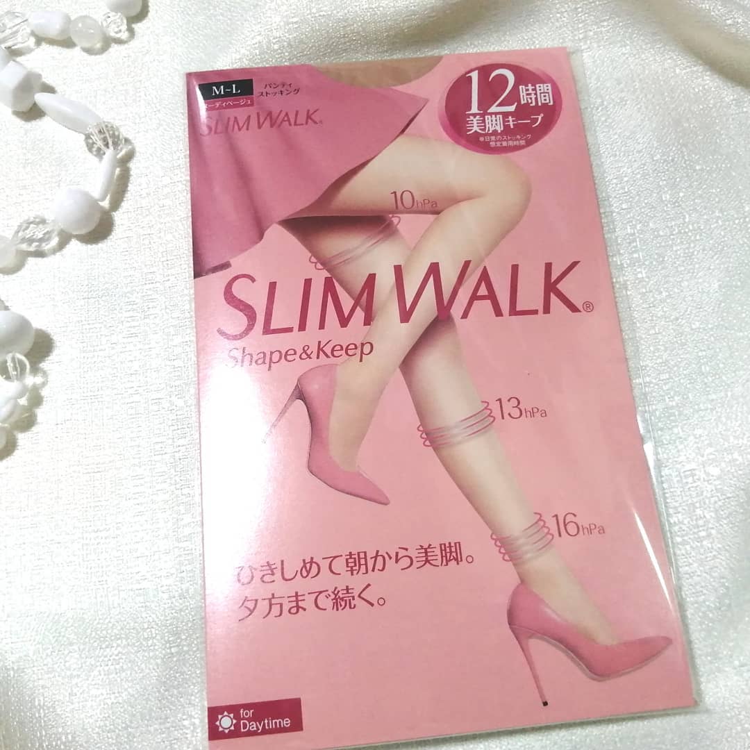 口コミ投稿：３段着圧で夕方までスッキリキープ👠▶スリムウォーク シェイプ＆キープストッキング足…