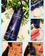 Cureのエクストラオイルクレンジングを使ってみました。ブルーのボトルのメイク落としです。ポンプ式なので手が汚れず使いやすいです。２００ml入りです。このクレンジング、オイルタイプのク…のInstagram画像