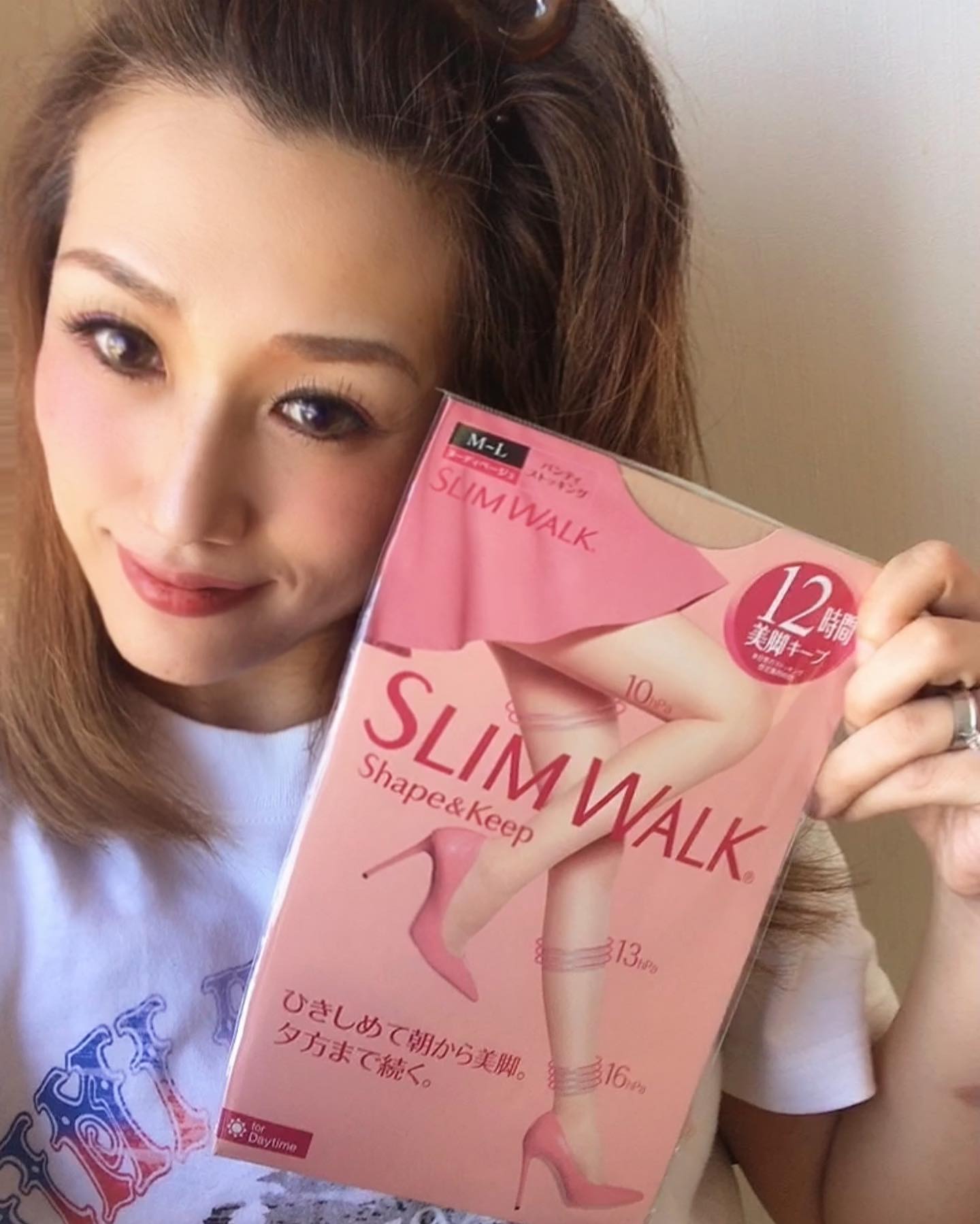 口コミ投稿：ピップ株式会社様の「スリムウォーク　  シェイプ＆キープストッキング」足首から太…