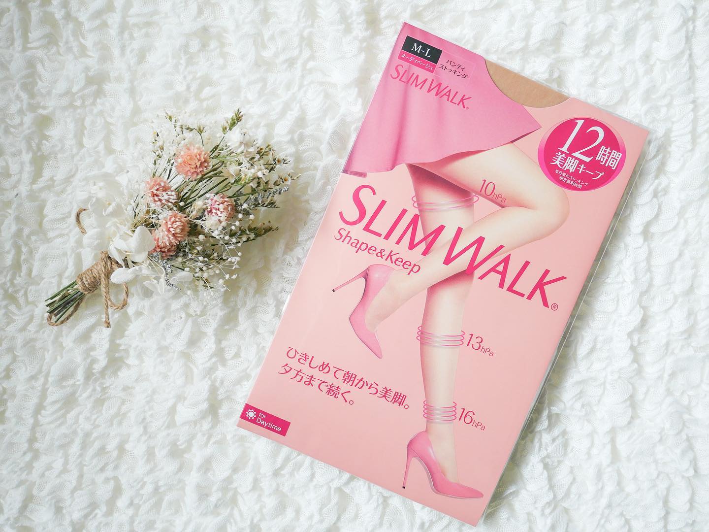 口コミ投稿：❁⃘*.ﾟ スリムウォークの着厚ストッキングをお試しさせていただきました♡私自身お世辞…