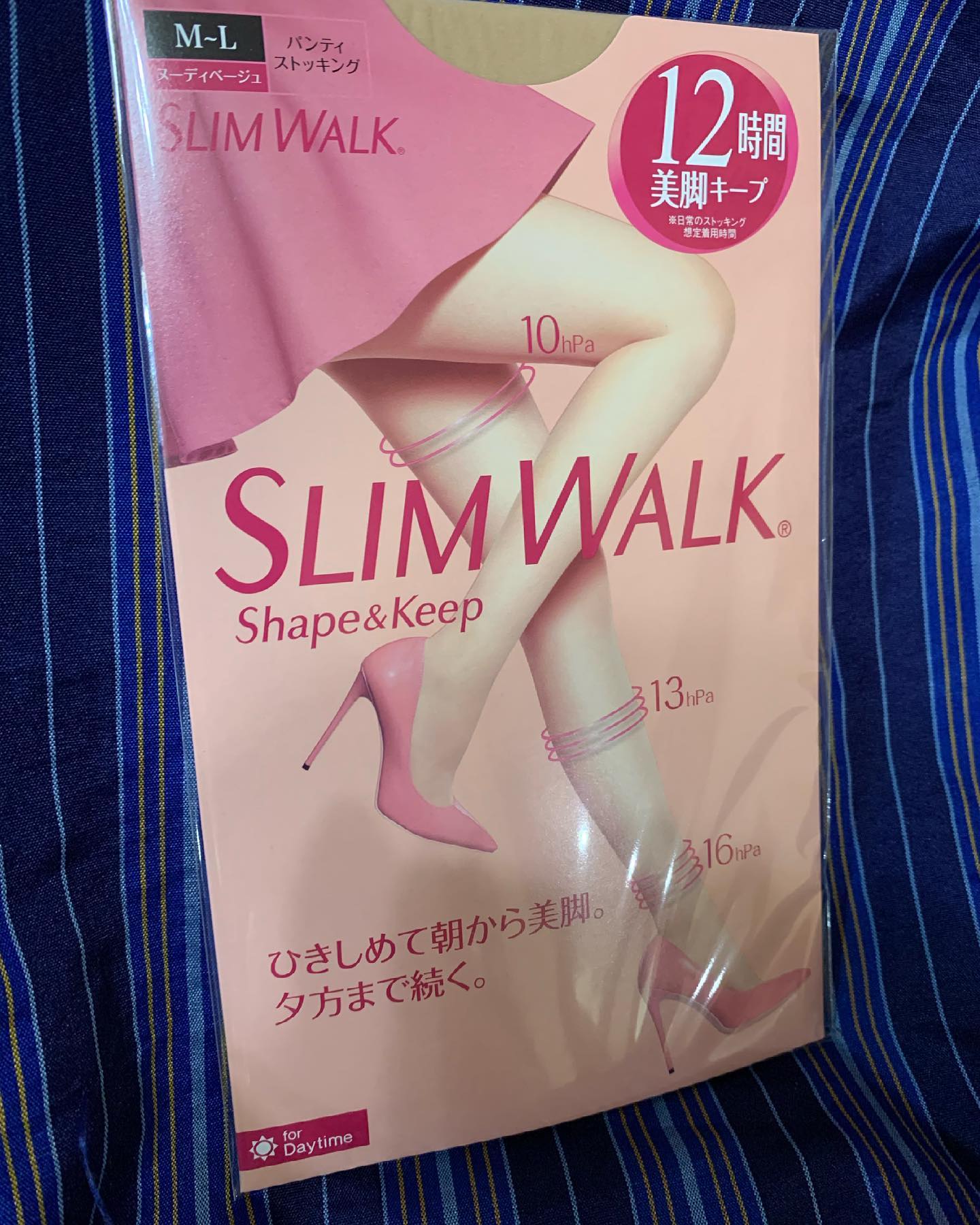 口コミ投稿：スリムウォーク着圧ストッキング。圧着仕様だからなのか、普通のストッキングと違っ…