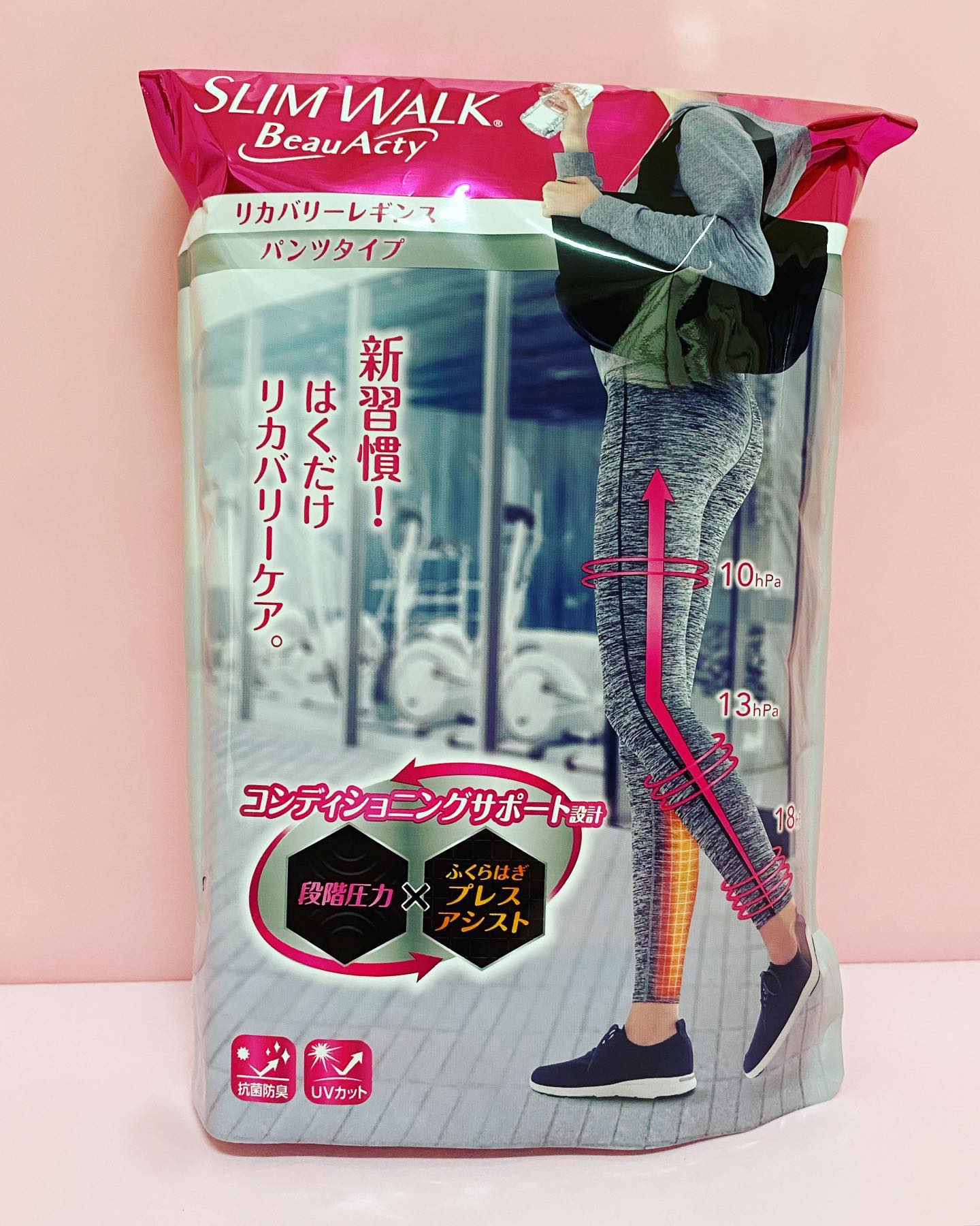 口コミ投稿：#愛用品　の　このレギンス。一番の理由が、痩せて見える事🤩プラス　ウエスト紐やか…