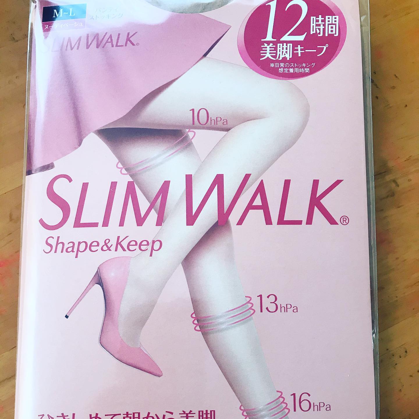 口コミ投稿：♡スリムウォーク♡shape＆keepを試しました😁朝はむくみがあるままだったりするのでこ…