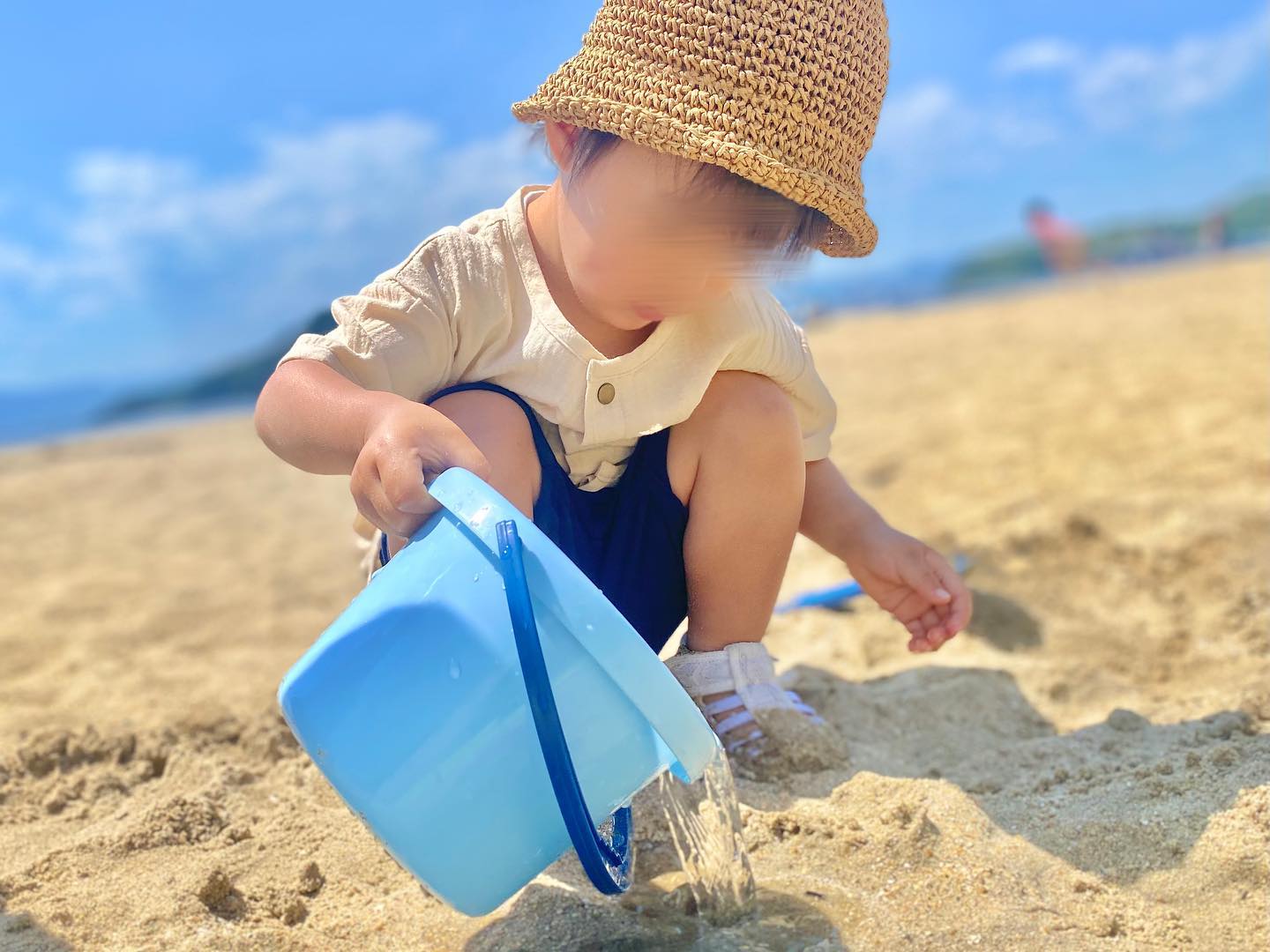 口コミ投稿：*2021.05♡時差更新*#思い出post2週続けて海へ🏖船と海見ながらの砂遊びが楽しいらしく…
