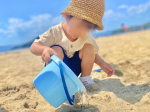 *2021.05♡時差更新*#思い出post2週続けて海へ🏖船と海見ながらの砂遊びが楽しいらしく初めて行ってからずっと「ふねみる！おすなするの！(海行きたい)」って…のInstagram画像