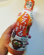 ..マルサンアイだし香るとろける味噌あわせ.みそ業界初の鮮度ボトル入でおいしさと便利さを両立したお味噌♩.｡.開封後は90日間常温保存で鮮度を保ってくれるだし入…のInstagram画像