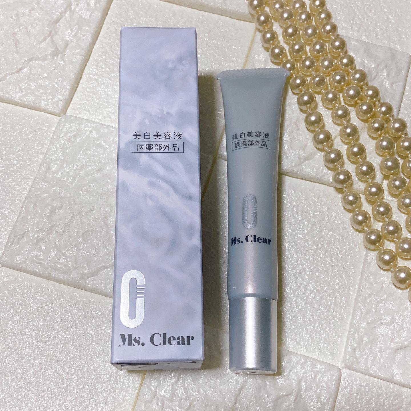 口コミ投稿：「Ms. Clear美白美容液」✨新発想「メラニンセンシングシステム処方」の美白美容液に…
