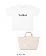 T-ASSACオリジナルロゴマーク入りのTシャツとトートバッグが可愛いすぎるっ⭐️#tassac #assacdenim #assacjapan #monipla #tassac_fan #洋…のInstagram画像