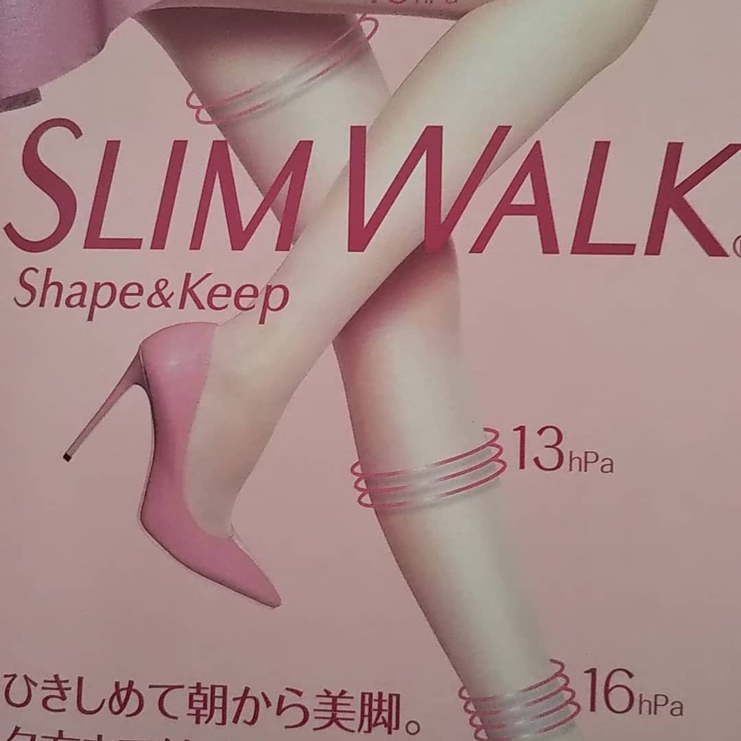 口コミ投稿：#スリムウォーク #SLIMWALK #着圧ストッキング #シェイプアンドキープ #monipla #pip…