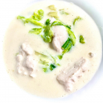 #野菜をMOTTO #野菜をもっと #冷たいスープ #スープ #ベジMOTTO #簡単ベジ #monipla #monmarche_fan鶏ささみとキャベツのクリームスープを作りました🙂のInstagram画像