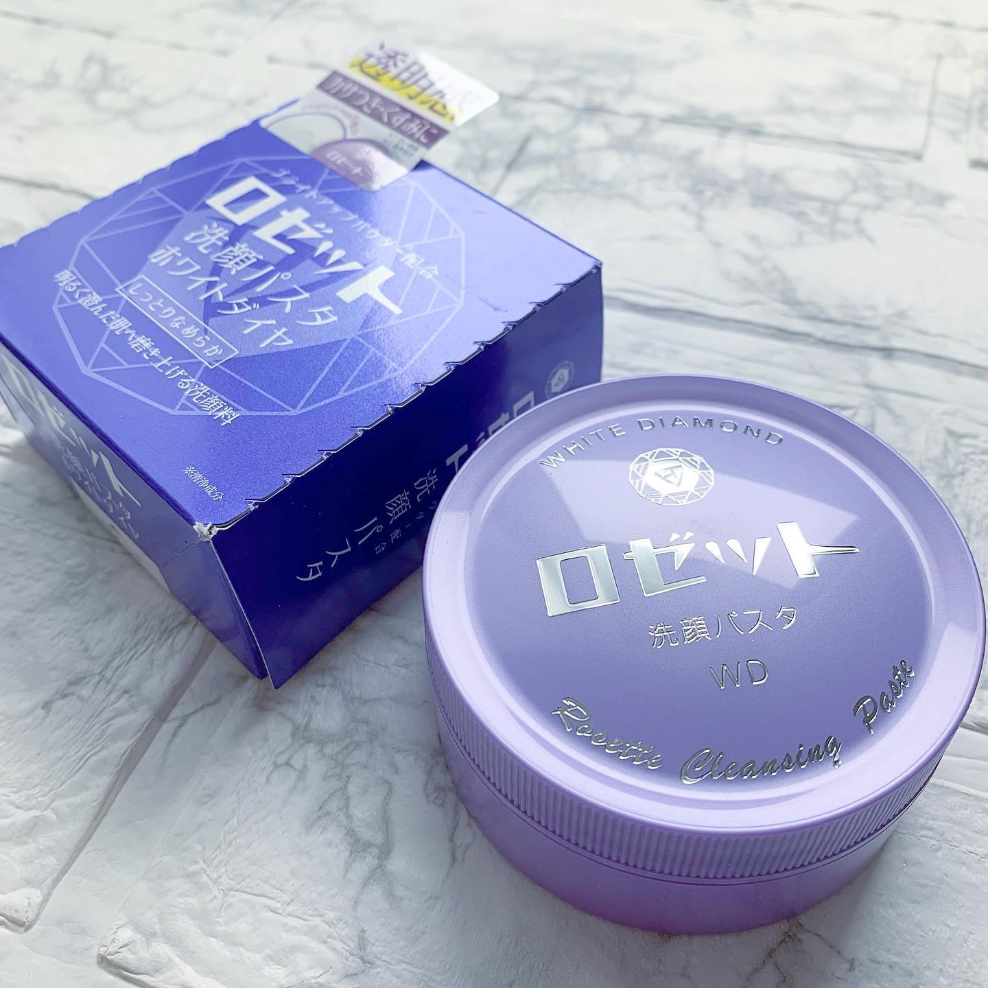 口コミ投稿：...♡.ロゼットロゼット洗顔パスタ ホワイトダイヤ90g・700円.ダイヤ・真珠・イオウの…