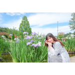 ちょっと前に花菖蒲を見に🥰✨この日は久々にカラコンを使用👀✨@flowereyes.info さんのワンデークロッシェ シスルブラウンは程よく盛りたいときにピッタリ🥰瞳に透明感をプ…のInstagram画像